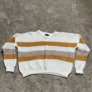 Crop top knit sweater. Sz large